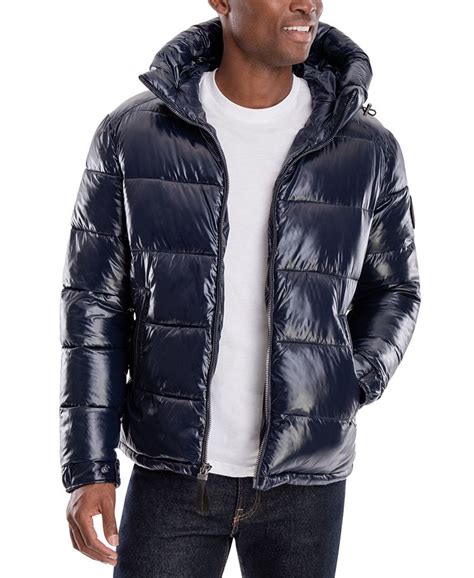 michael kors mens shiny jacket|michael kors men's winter jacket.